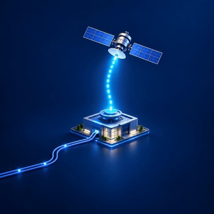 connexion satellite secours